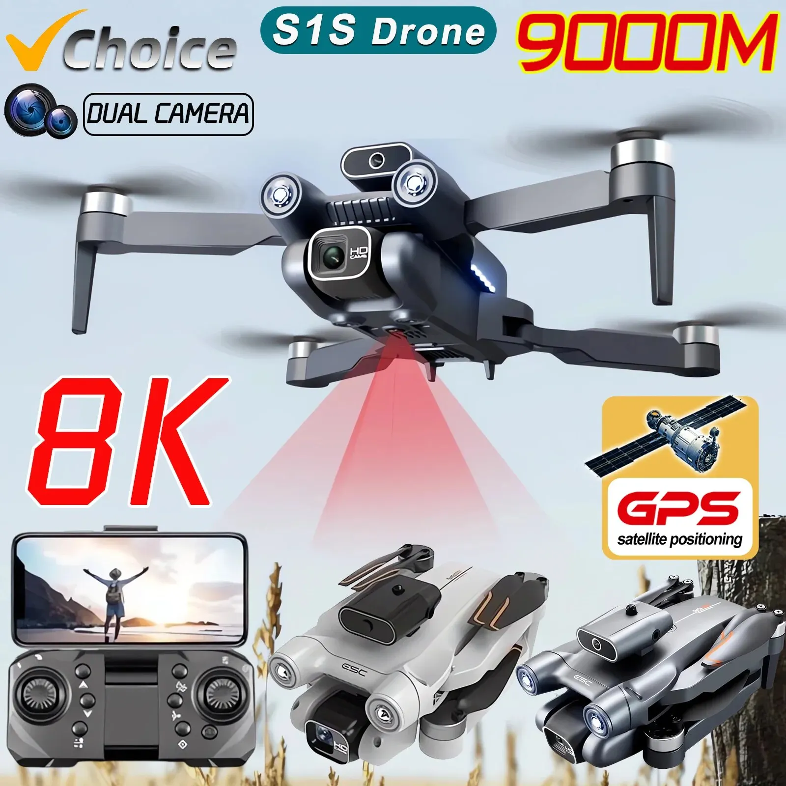 Drone Camera Mount - Dron con Motor sin escobillas profesional