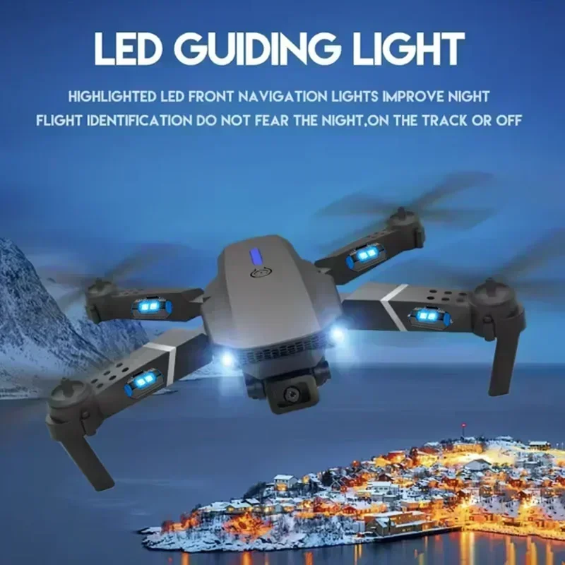 E88 Pro WIFI FPV Drone gran an - Drone Camera Lens reseña y precio
